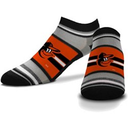 For Bare Feet Baltimore Orioles Streak Socks