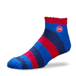 For Bare Feet Detroit Pistons Stripe Cozy Socks