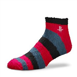 For Bare Feet Houston Rockets Stripe Cozy Socks