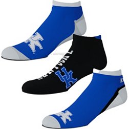 For Bare Feet Kentucky Wildcats 3 Pack Socks