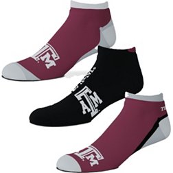 For Bare Feet Texas A&M Aggies 3 Pack Socks
