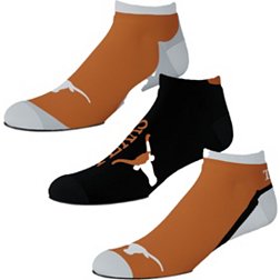 For Bare Feet Texas Longhorns 3 Pack Socks