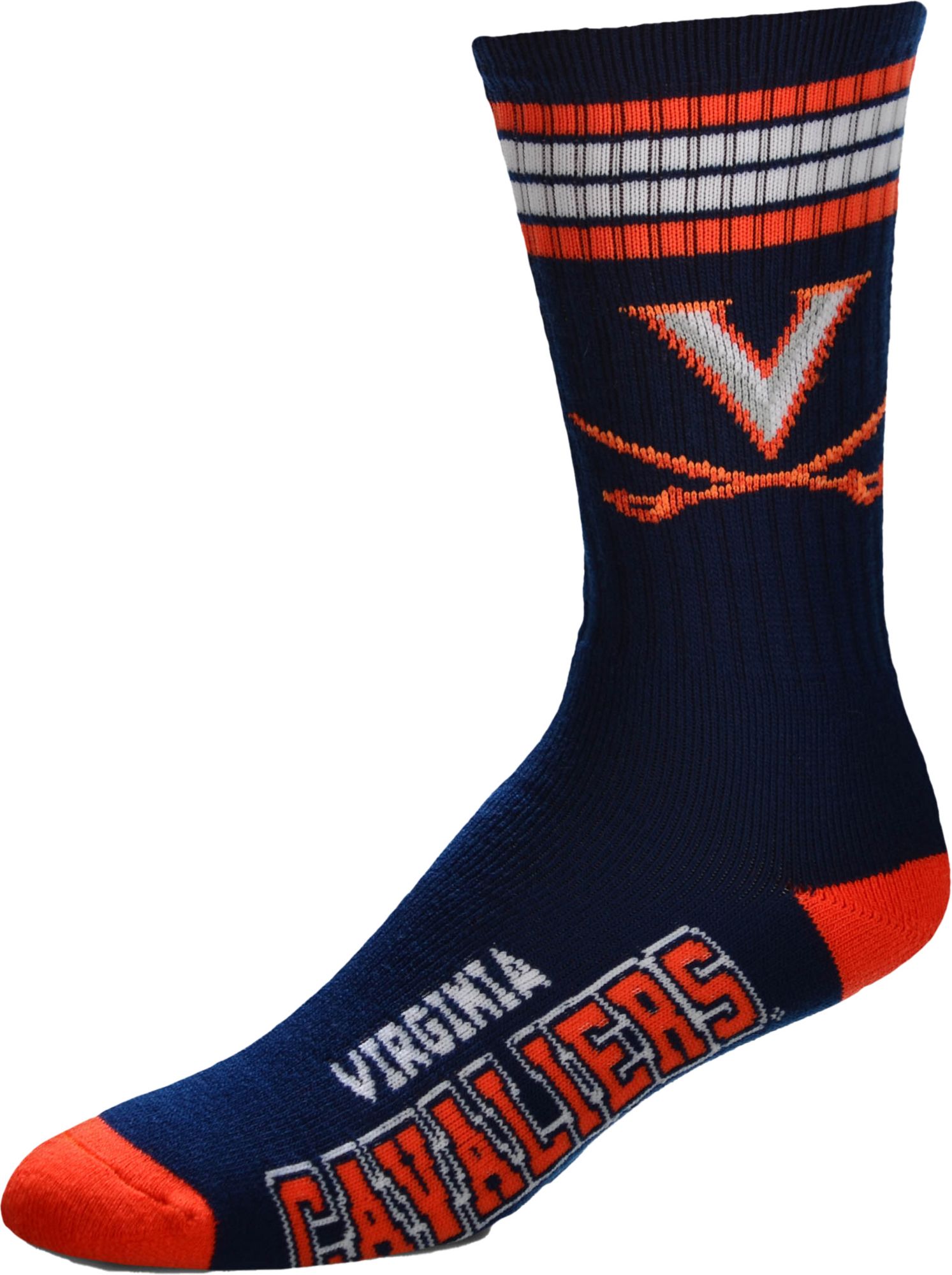 For Bare Feet Virginia Cavaliers Deuce Sock