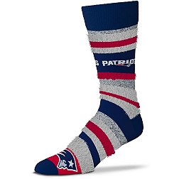 For Bare Feet New England Patriots Mountain Stripe Socks