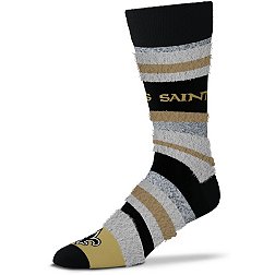 For Bare Feet New Orleans Saints Mountain Stripe Socks