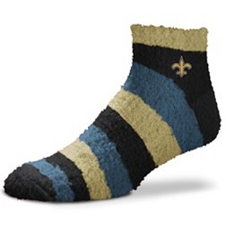 For Bare Feet New Orleans Saints Rainbow II Cozy Socks