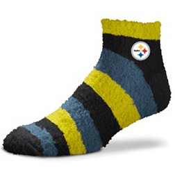 For Bare Feet Pittsburgh Steelers Rainbow II Cozy Socks