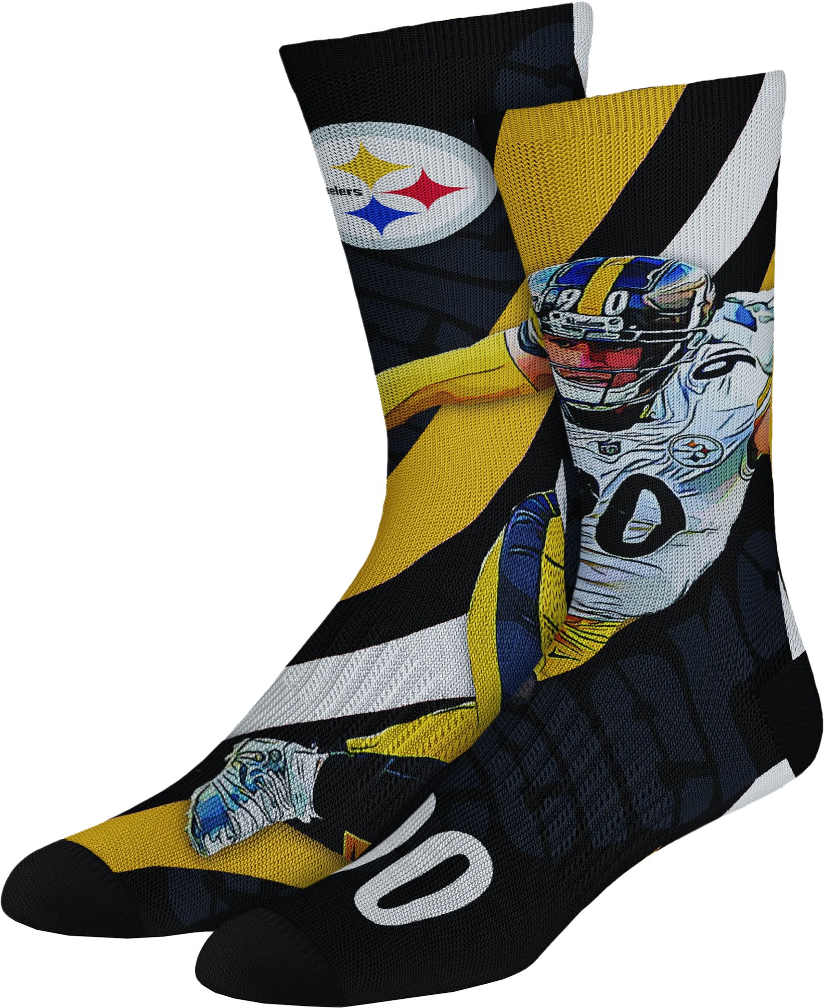 For Bare Feet Pittsburgh Steelers T.J. Watt Player Socks