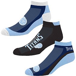 For Bare Feet Tennessee Titans 3-Pack Socks