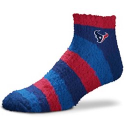 For Bare Feet Houston Texans Rainbow II Cozy Socks