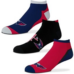For Bare Feet Washington Capitals 3-Pack Ankle Socks