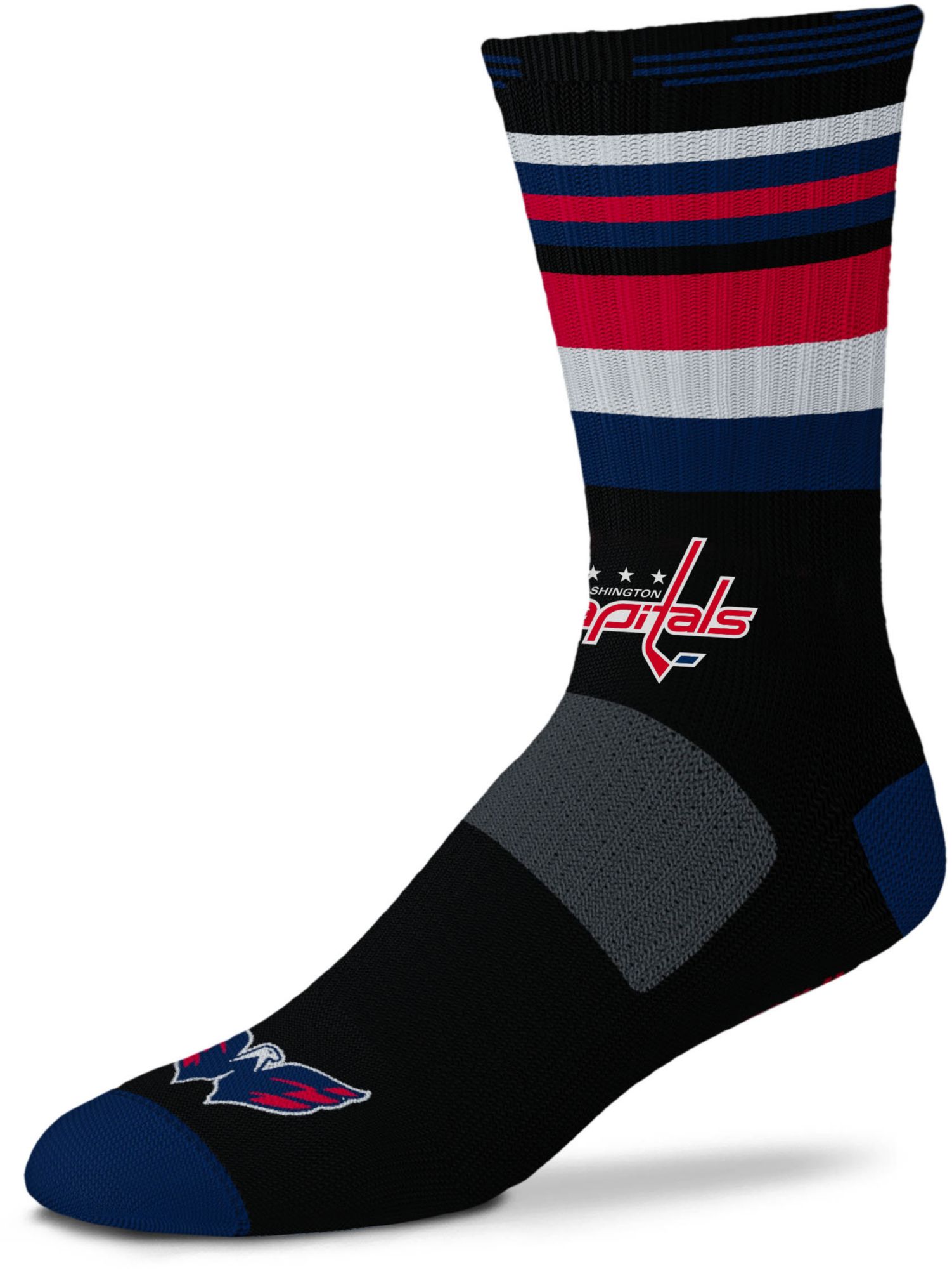 For Bare Feet Washington Capitals Rave Socks