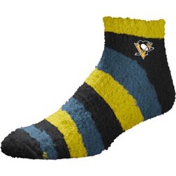 For Bare Feet Pittsburgh Penguins Rainbow II Cozy Socks