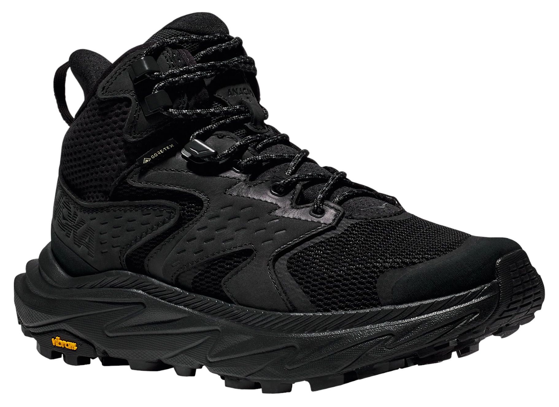 HOKA Men's Anacapa 2 Mid GTX Hiking Boots - Black