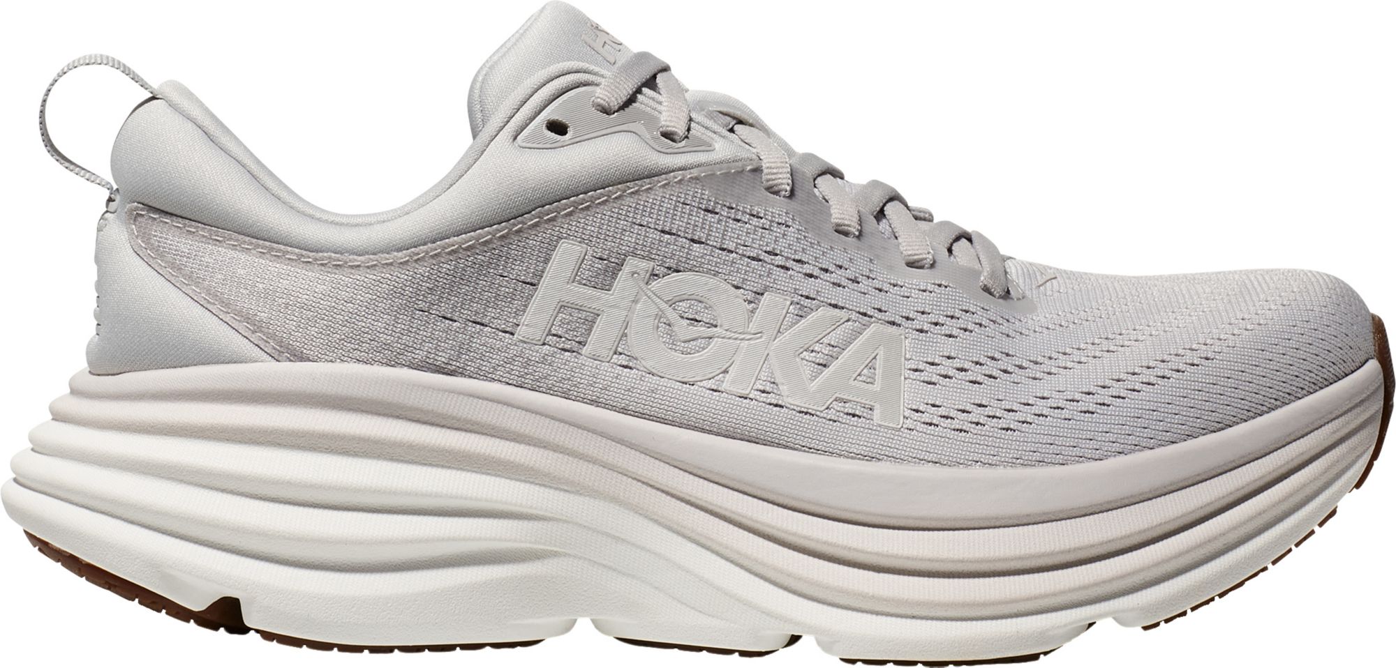 HOKA Women's Bondi 8 Running Shoes - Gray
