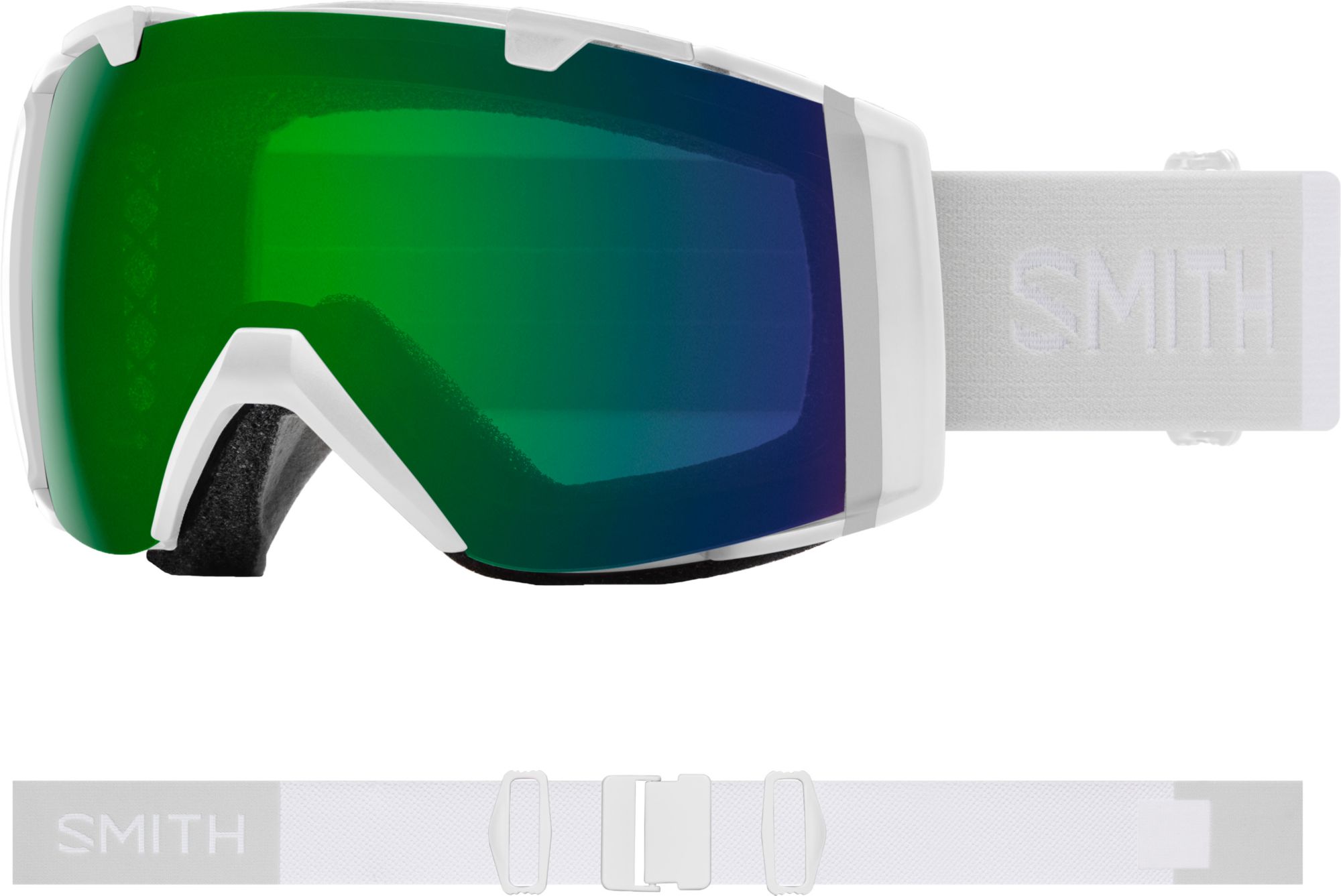Photos - Ski Goggles Smith Unisex I/O Snow Goggles, White Vapor 22FJLADLTGGGLXXXXSSP 