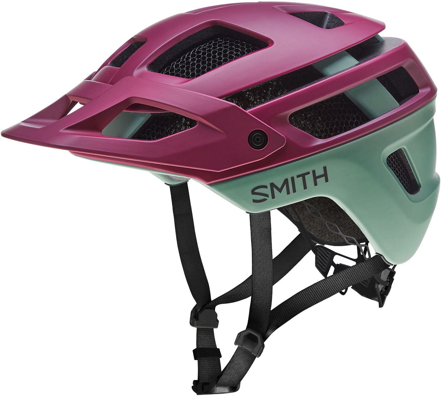 Photos - Bike Helmet Smith Adult Forefront 2 MIPS Mountain , Medium, Matte Merlot/Al 