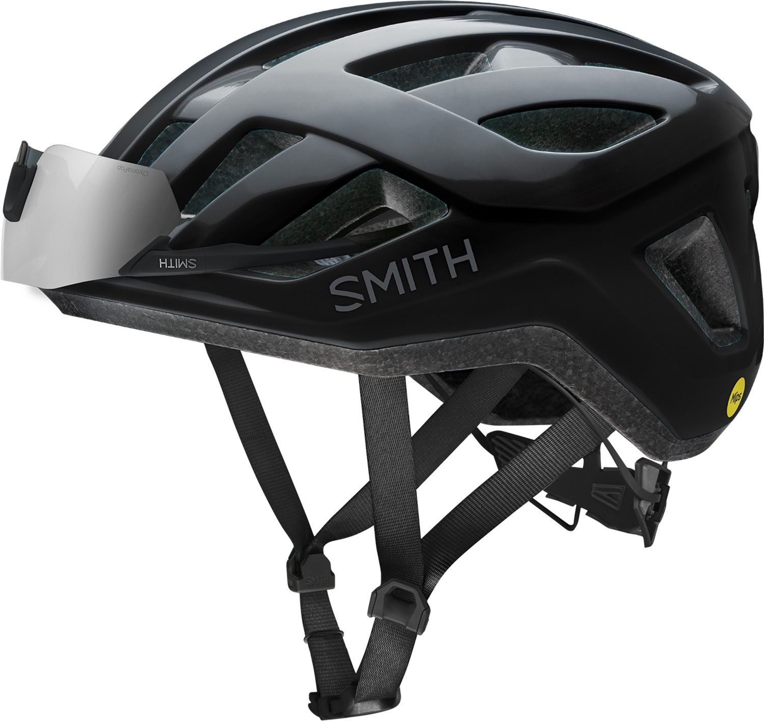 Photos - Bike Helmet Smith Signal MIPS , Large, Black 22FJLASGNLMPSXXXXMSC 