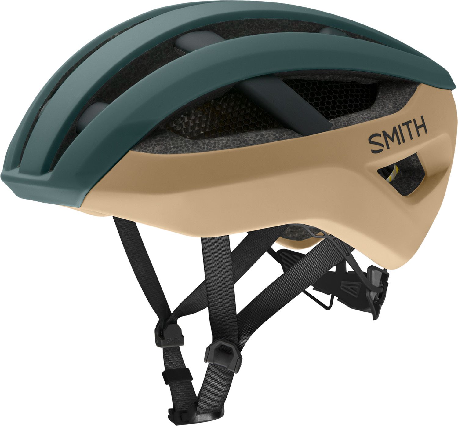 Photos - Cycling Clothing Smith Network MIPS Bike Helmet, Medium, Matte Spruce/Safari 22FJLASSSNMPSXXXXDLT 