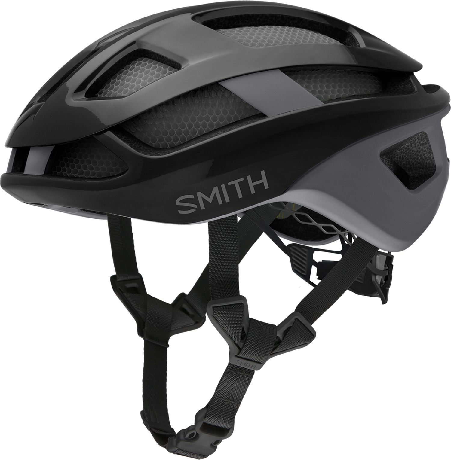 Photos - Bike Helmet Smith Adult Trace MIPS , Medium, Black/Matte Cement 22FJLATRCMP 