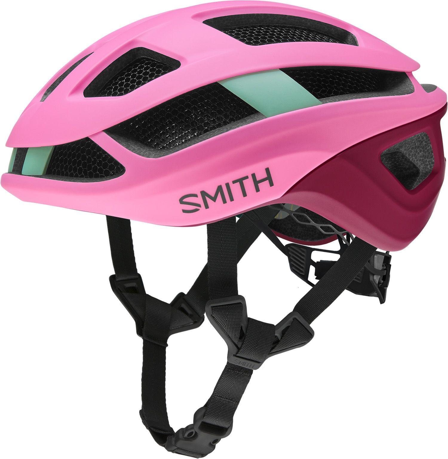 Photos - Bike Helmet Smith Adult Trace MIPS , Large, Matte Flamingo/Merlot 22FJLATRC 