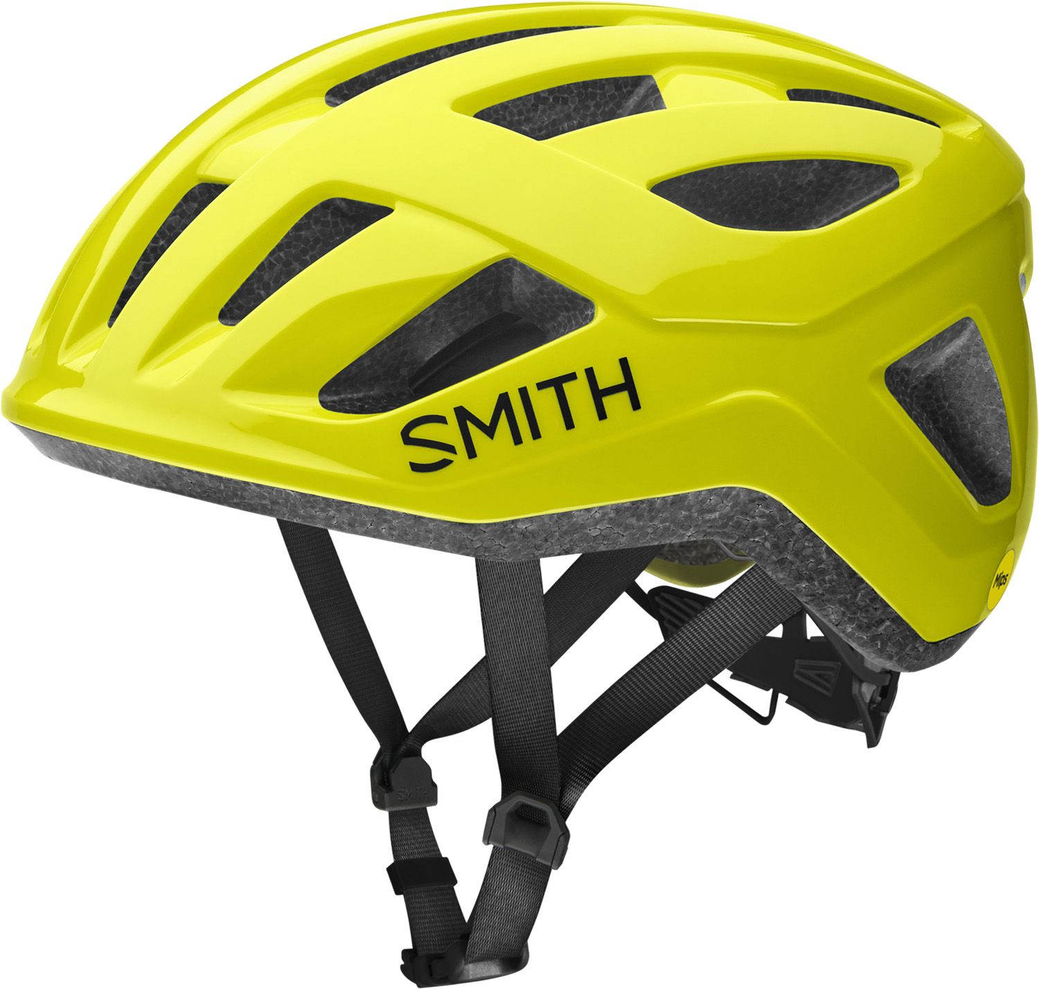 Photos - Bike Helmet Smith Youth Zip Jr. MIPS , Kids, Youth Small, High Viz Yellow 2 
