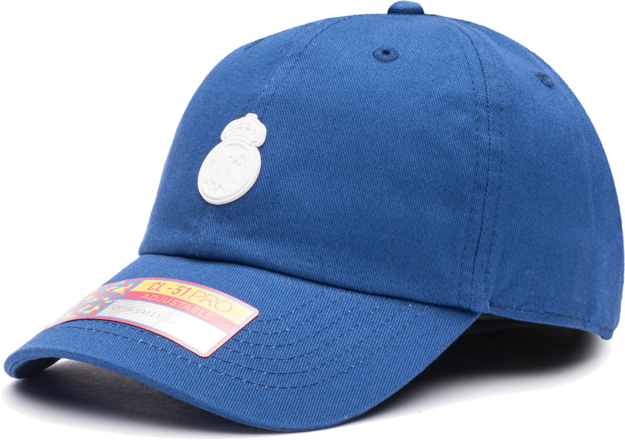 Fan Ink Real Madrid Casuals Classic Adjustable Dad Hat - Blue
