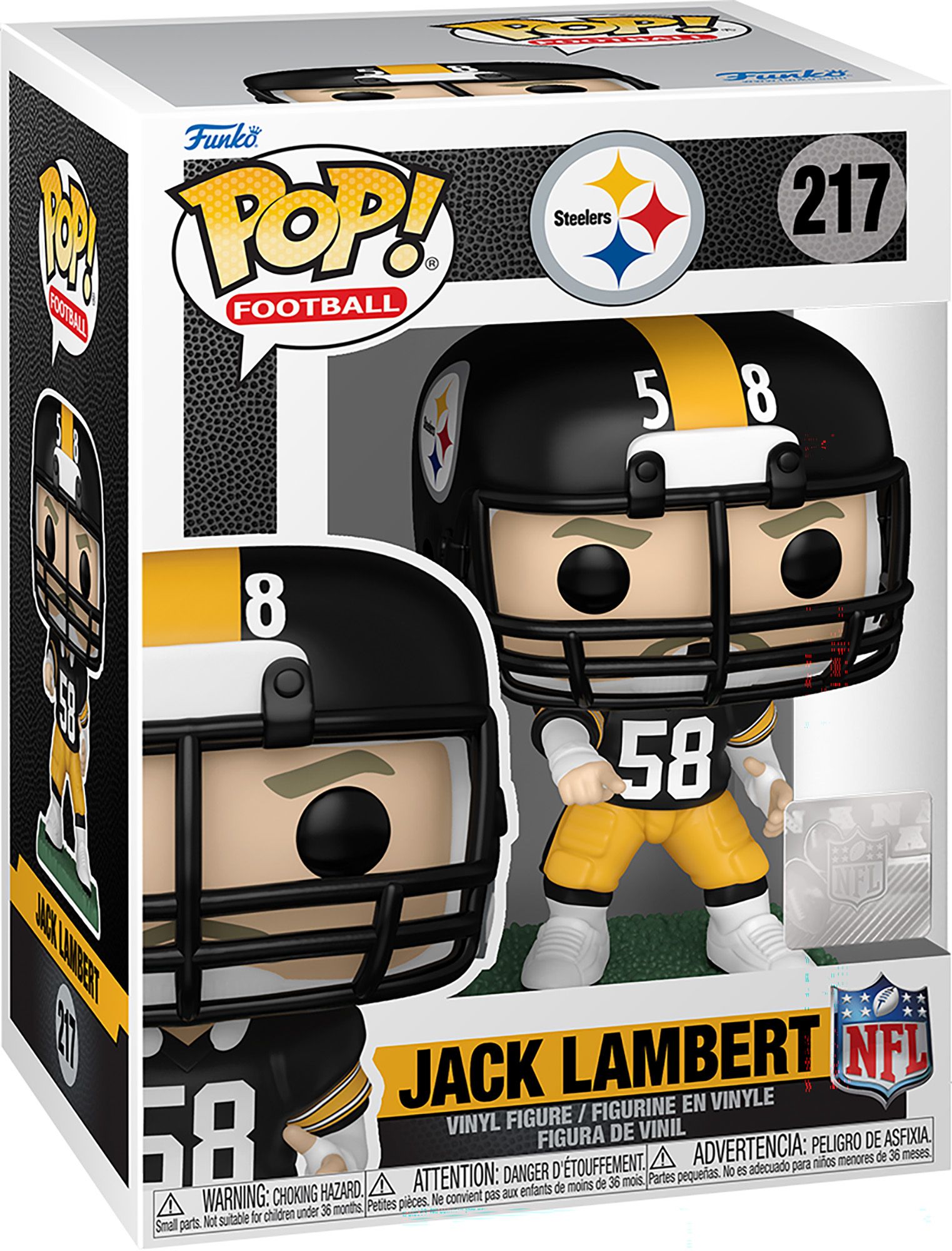 Funko Pittsburgh Steelers Jack Lambert Legends Player Figure