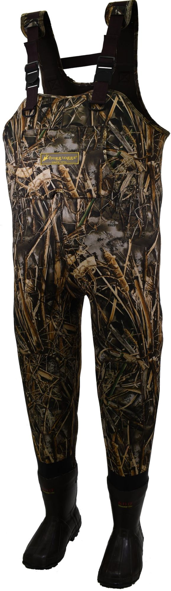 frogg toggs Men's Amphib 3.5 Neoprene Camo Bootfoot Waders