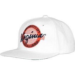 The Game Men's Virginia Cavaliers White Circle Adjustable Hat