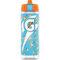 Gatorade 30 oz Insulated Sports Squeeze Water Bottle  Silver/orange/wh-blk/green