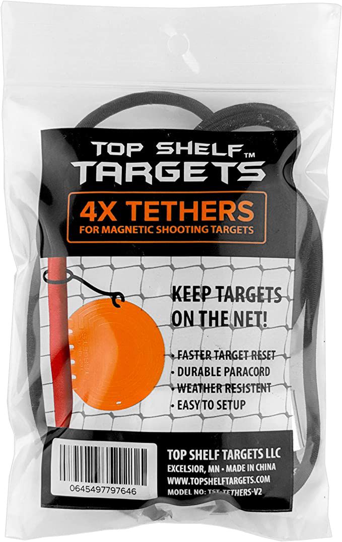 Top Shelf Targets Target TETHERS for Magnetic Shooting Targets (4 pack}