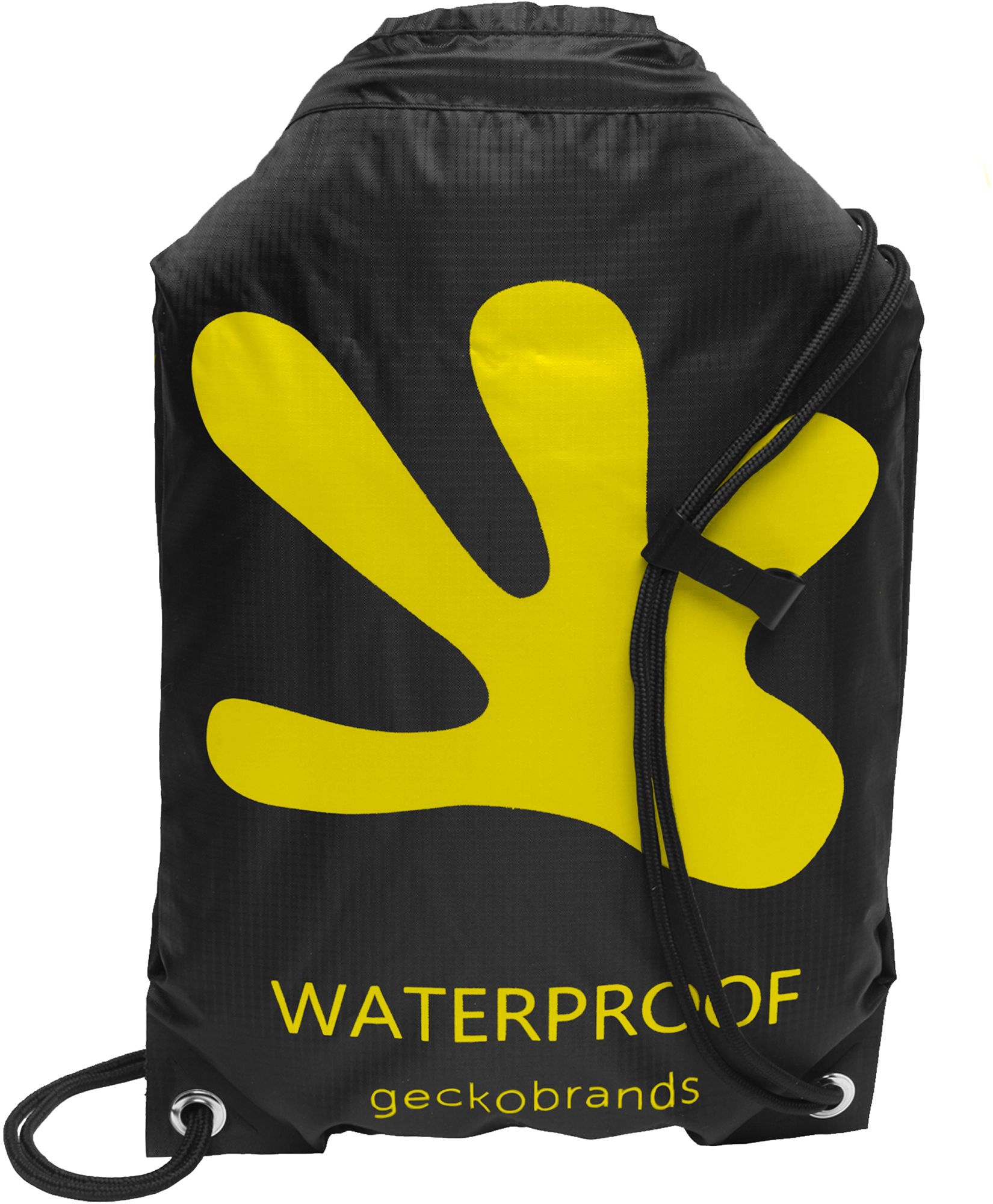 geckobrands Waterproof 10L Drawstring Bag - Black