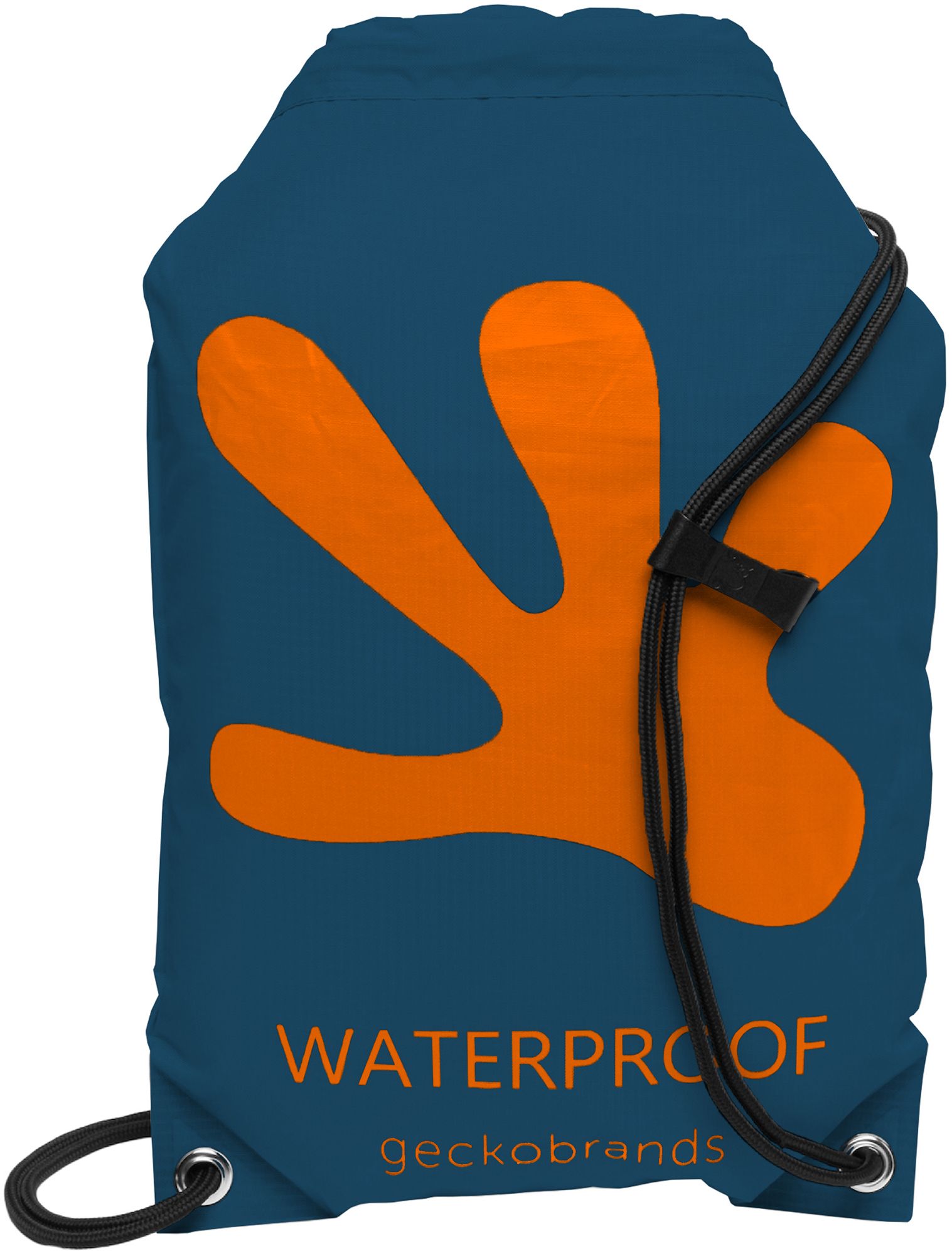 geckobrands Waterproof 10L Drawstring Bag - Blue
