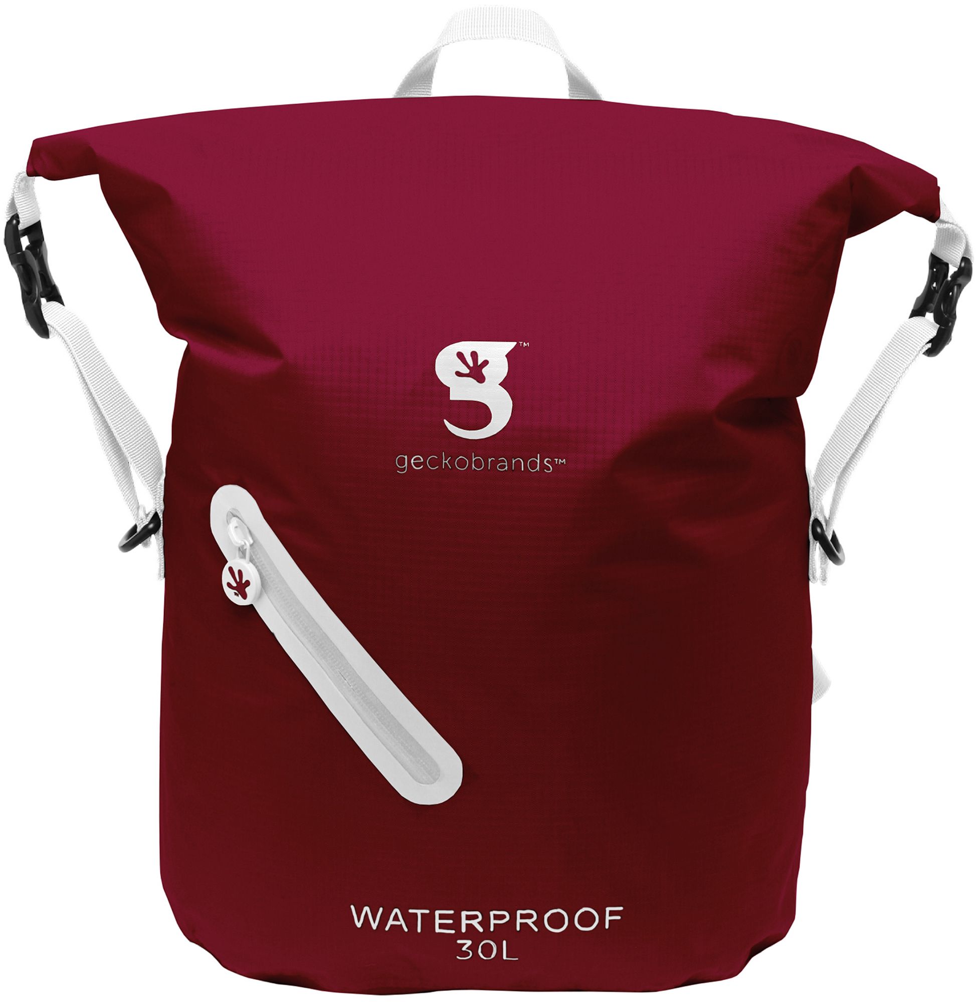 Maroon/White