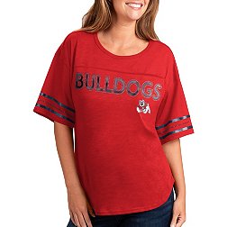G-III For Her Women's Fresno State Bulldogs Cardinal Extra Point T-Shirt