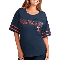 G-III For Her Women's Illinois Fighting Illini Blue Extra Point T-Shirt