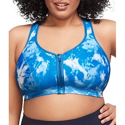 AGONVIN Women's High Impact Support Wirefree Bounce Control Plus Size  Workout Sports Bra Beige 42F 