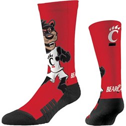Strideline Cincinnati Bearcats Logo Crew Socks