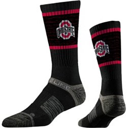 Strideline Ohio State Buckeyes Logo Crew Socks