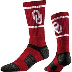 Strideline Oklahoma Sooners Logo Crew Socks