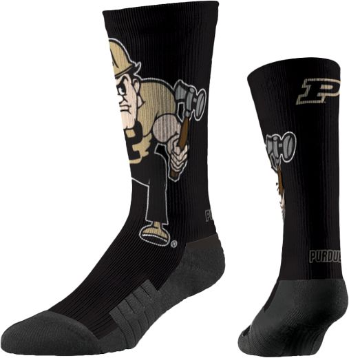 Strideline Purdue Boilermakers Mascot Crew Socks