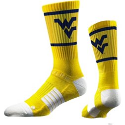 Strideline West Virginia Mountaineers Logo Crew Socks