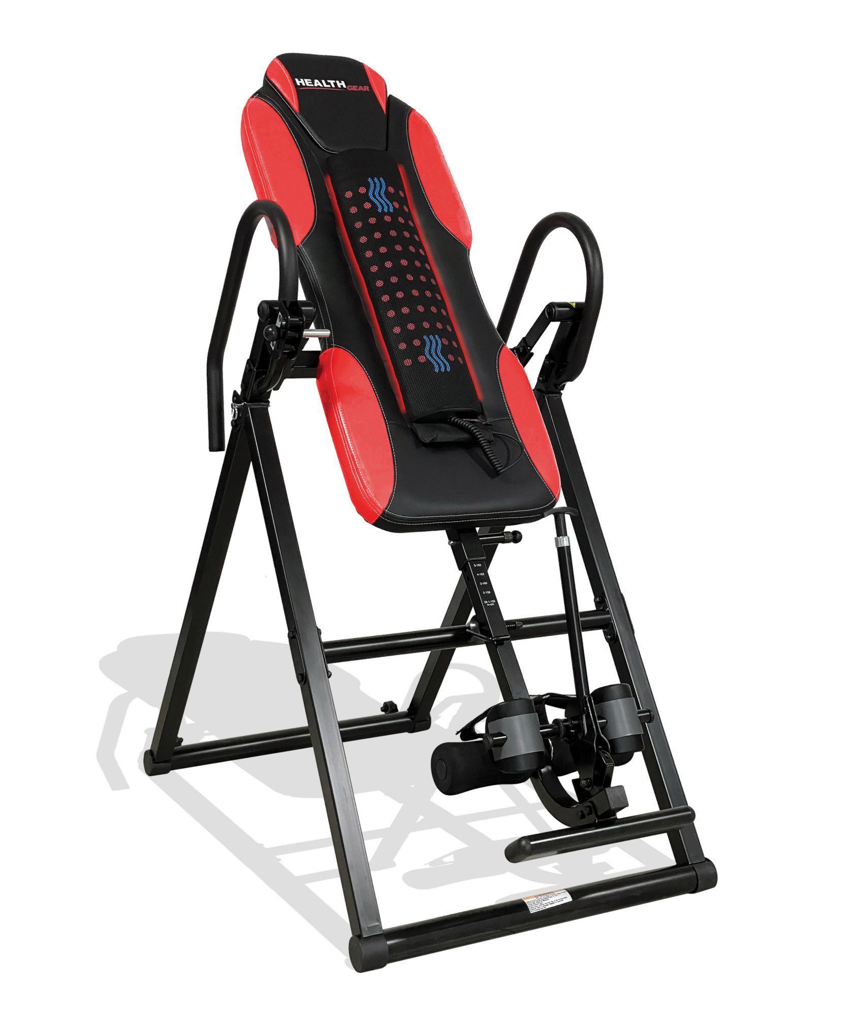 Health Gear Deluxe Heat &amp; Vibration Massage Inversion Table