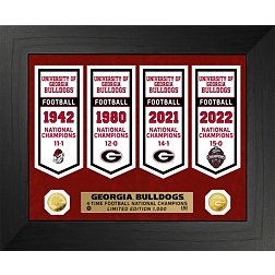 Highland Mint 2022 College Football National Champions Georgia Bulldogs Deluxe Banner Collection Photo Mint