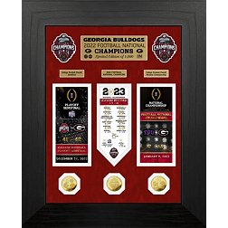 Highland Mint 2022 College Football National Champions Georgia Bulldogs Deluxe Ticket & Gold Coin Photo Mint
