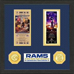 Highland Mint 2021 Super Bowl LVI Champions Los Angeles Rams Deluxe Ticket and Bronze Coin Collection