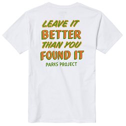 Parks Project Adult Leave it Better Trail Crew Pocket Graphic Tee