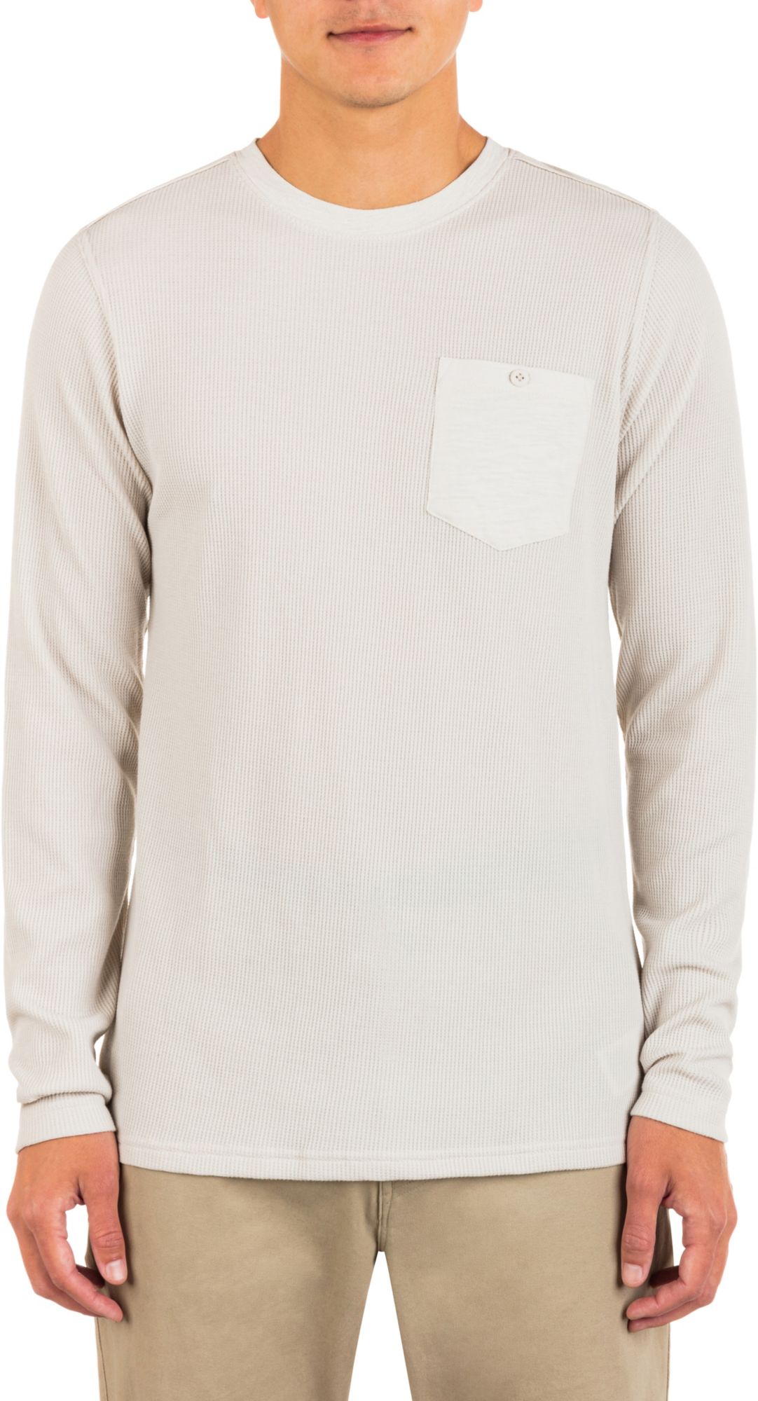 Hurley Men's Felton Thermal Crewneck Long Sleeve Shirt