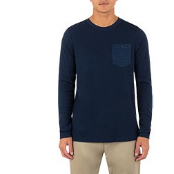 Hurley Men's Felton Thermal Crewneck Long Sleeve Shirt